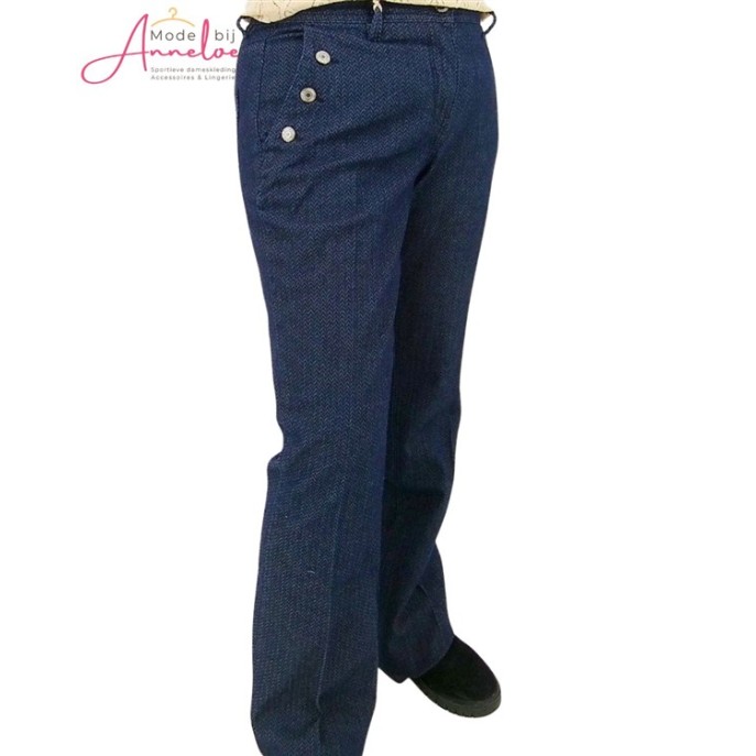 Red Button jeans Bibette zigzag 82cm Dark Blue